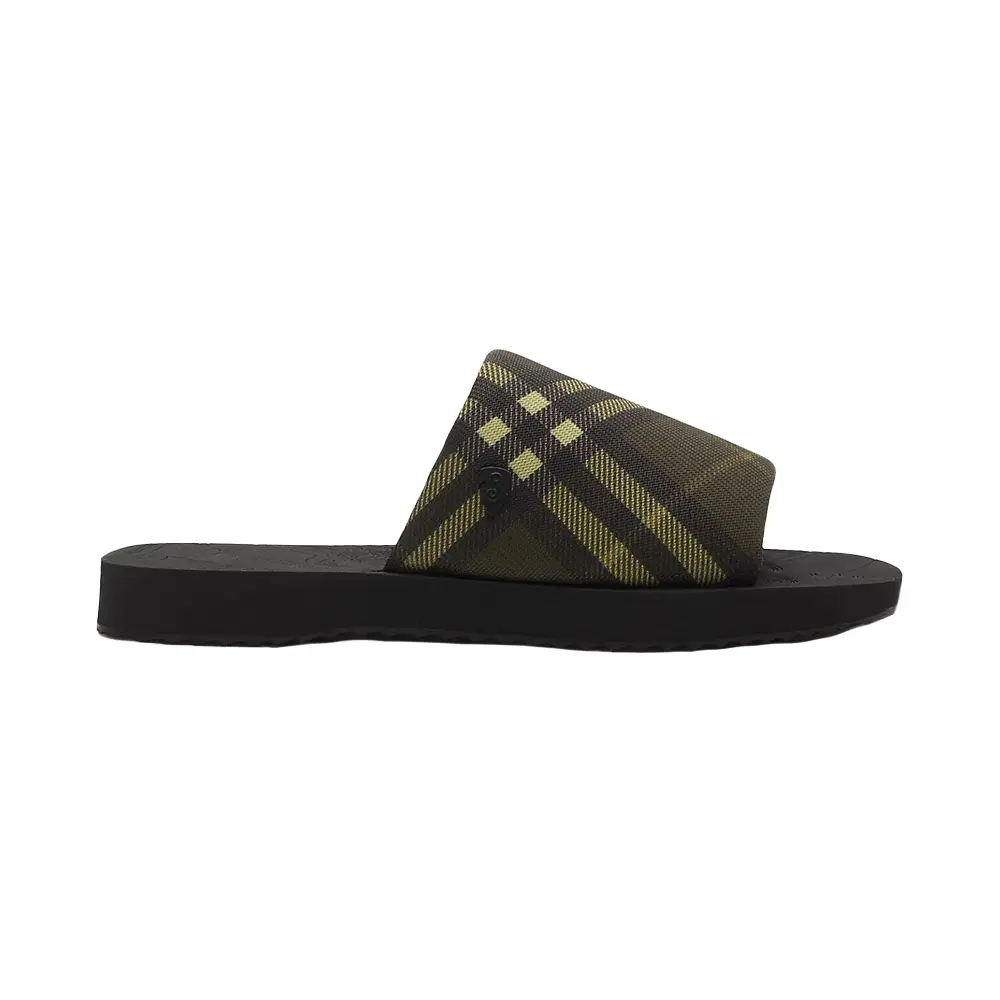 Valentino Garavani Rockstud Rubber Slider Sandal Black