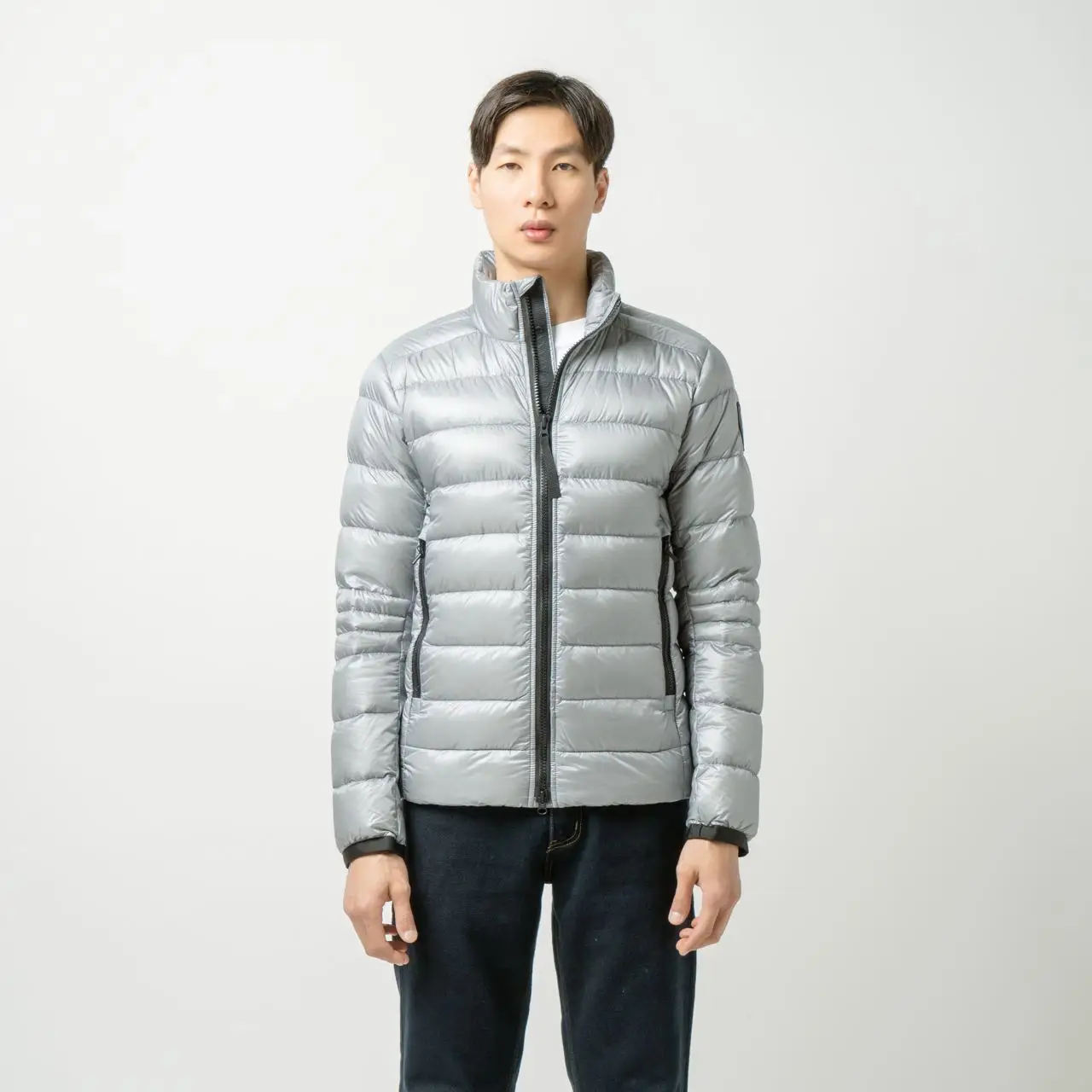 Canada Goose Crofton Down Jacket Black Label Boulder Grey