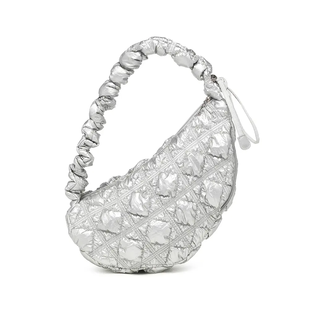 Carlyn Cozy Glaze Crossbody Bag Silver – voilà.id