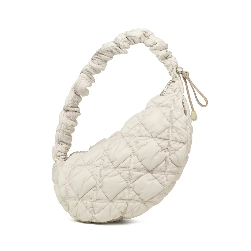 ★CARLYN★ Luke TAUPEH74103010 H74103010TP Carlyn Luke Bag In Nylon With Silver Hardware Taupe