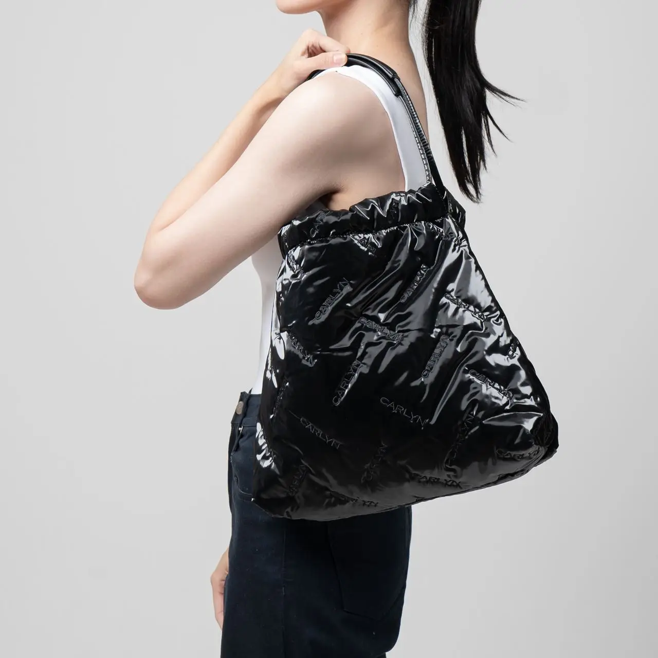 ★CARLYN★ twee 4colors H73305020 Carlyn Twee Tote Bag Black – voilà.id