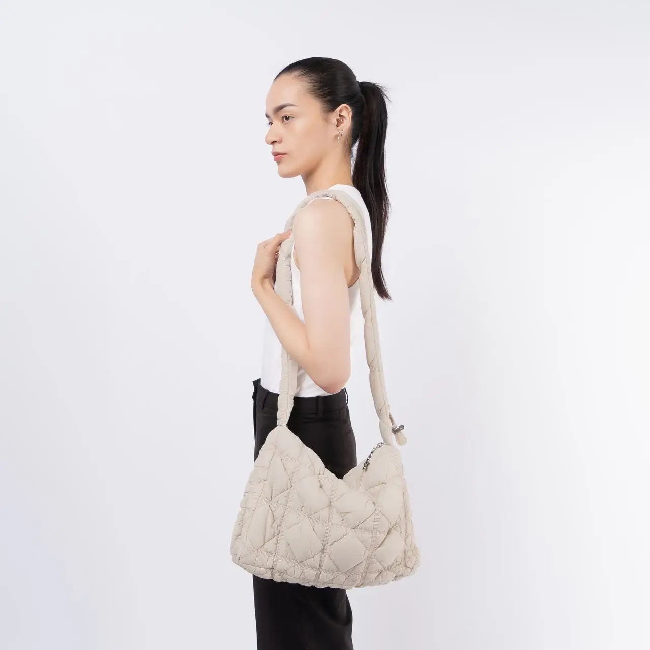 Carlyn Lane Shoulder Bag Spring Gray – voilà.id