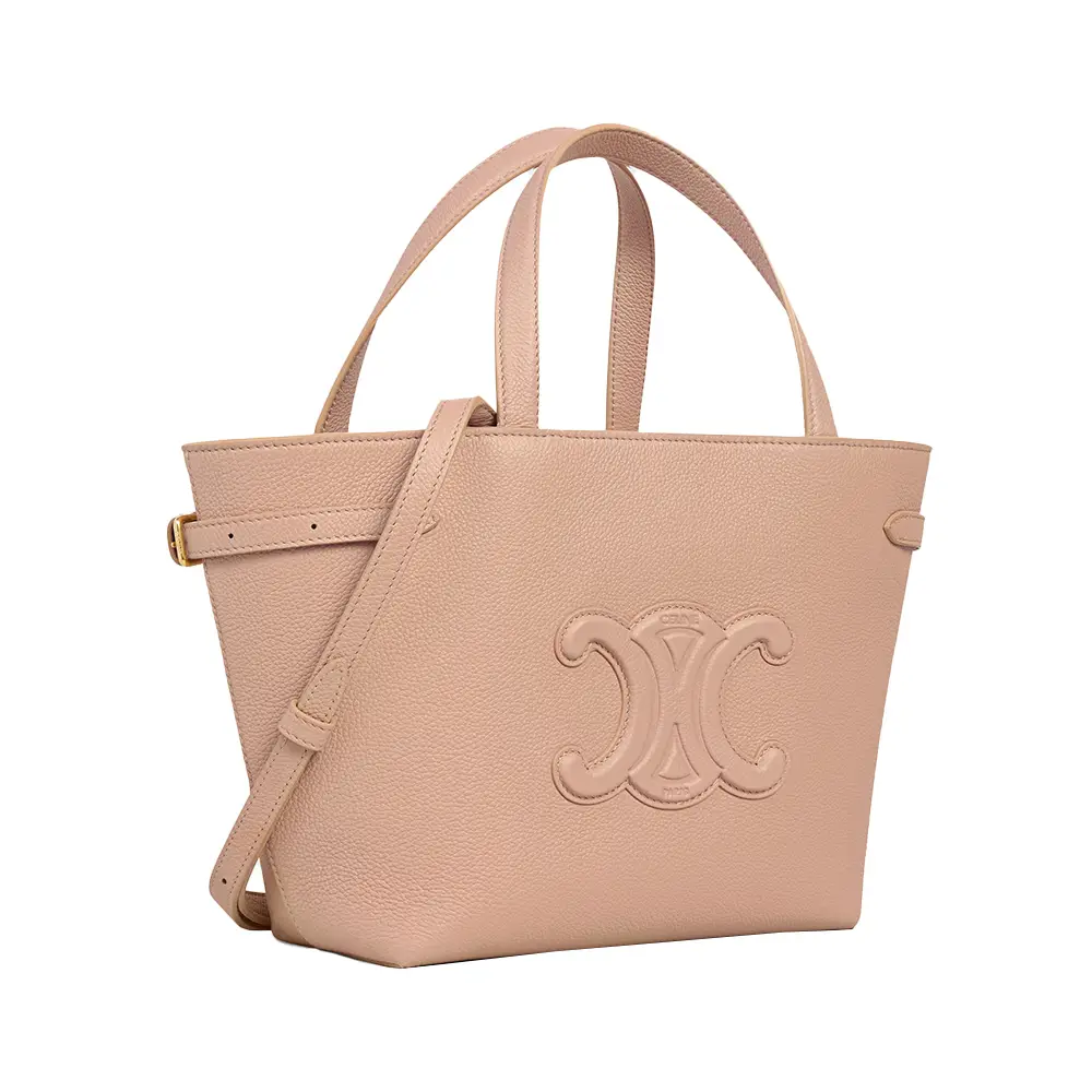 VIP【送料関税込】CELINE ANAIS CUIR TRIOMPHE SMALL TOTE BAG CELINE Anais Leather Tote Bag Triumph Mini Model Grained