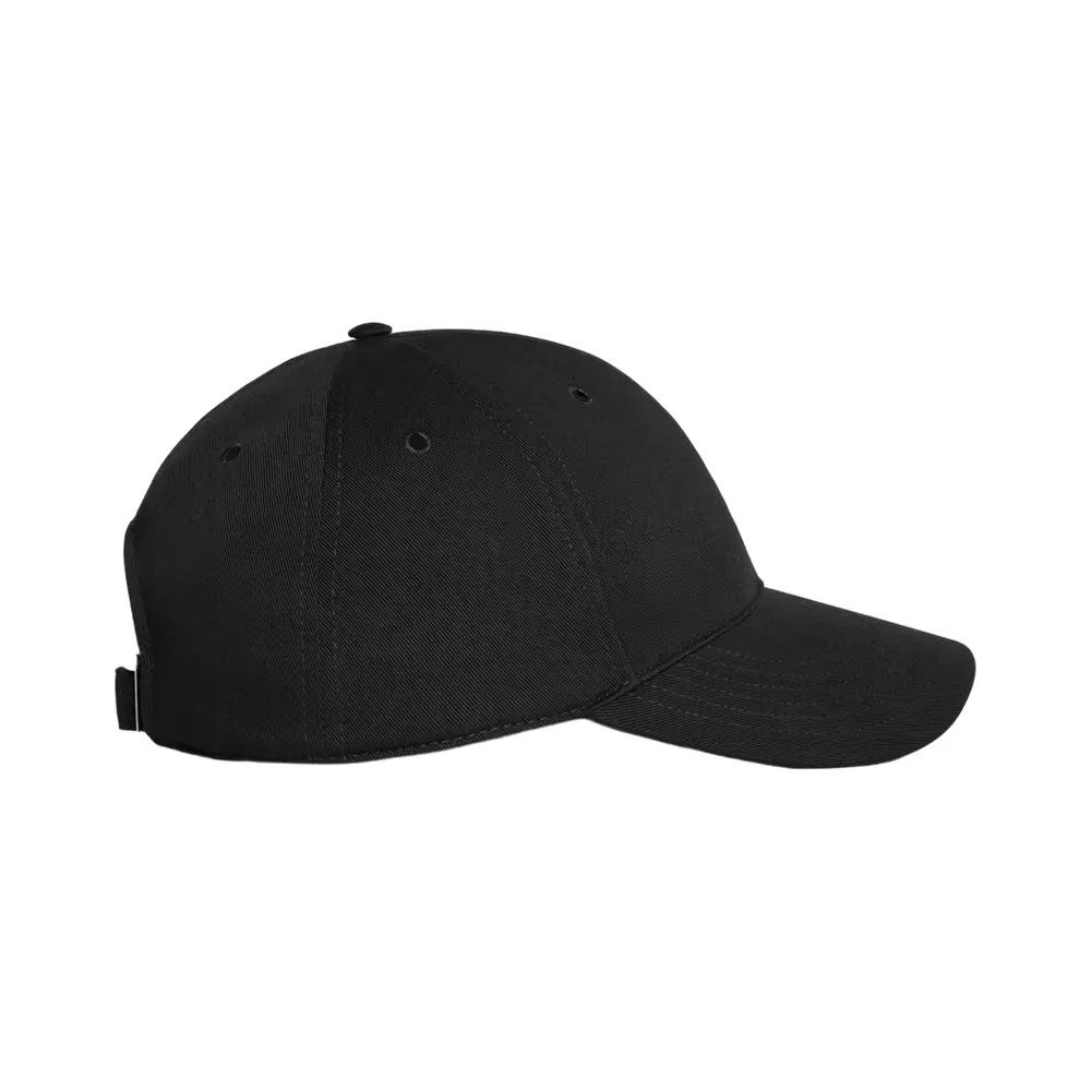 Celine Triomphe Embroidered Cotton Baseball Cap Black Off