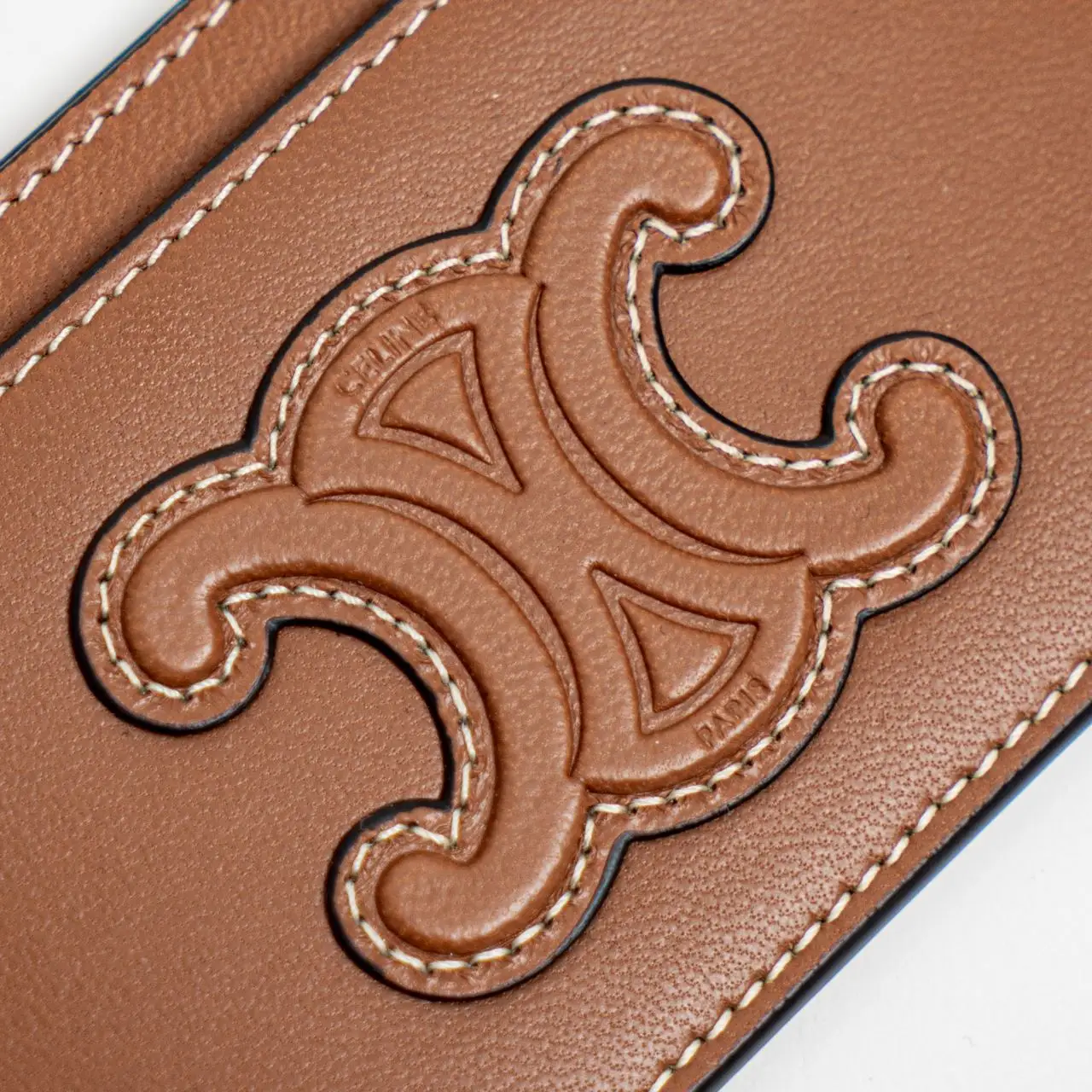 Celine Card Holder Smooth Lambskin Tan – voilà.id