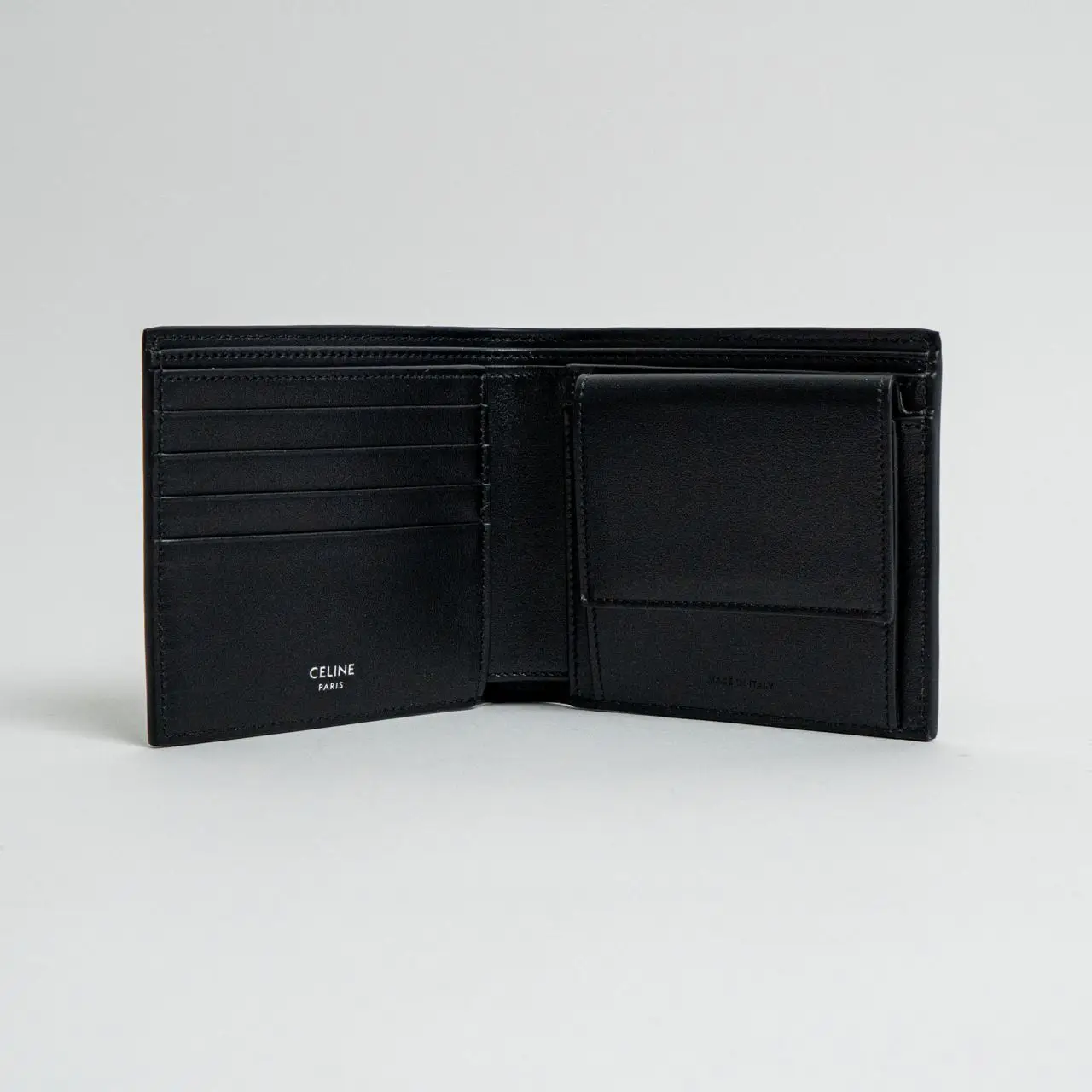 希少✨Celine Studs Bifold Wallet Leather 希少✨Celine Studs Bifold Wallet Leather CELINE Blue Denim