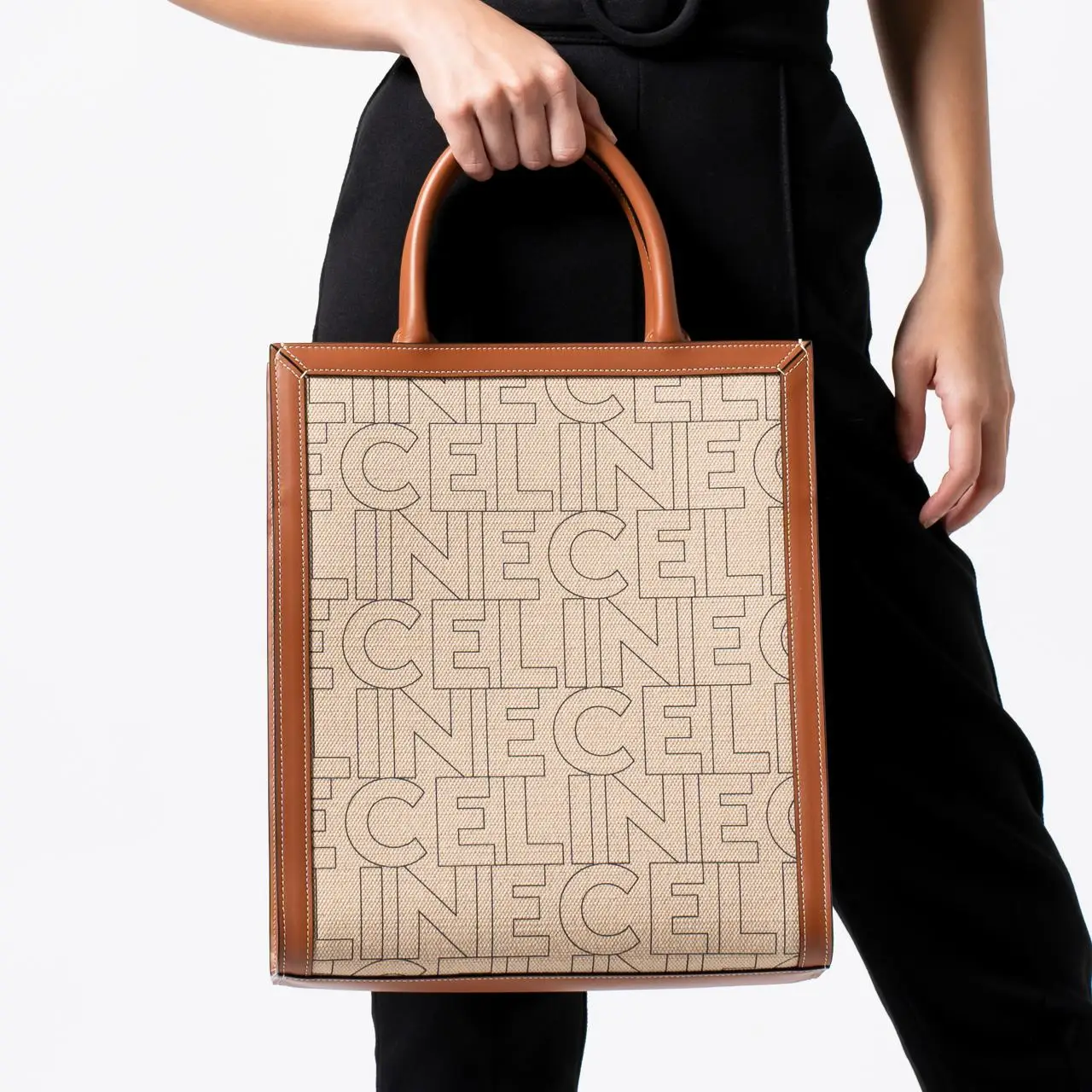 ☆☆CELINE☆☆ 24FW Celine 192082BNZ 02NT Vertical Cabas Sma CELINE Small Vertical Cabas Bag – LOZURI®