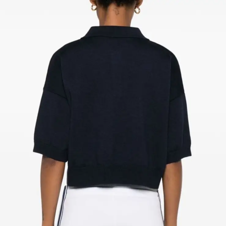 Tシャツ・カットソー CELINE Triomphe cropped polo in wool Women's Triomphe cropped polo in wool | CELINE | 24S