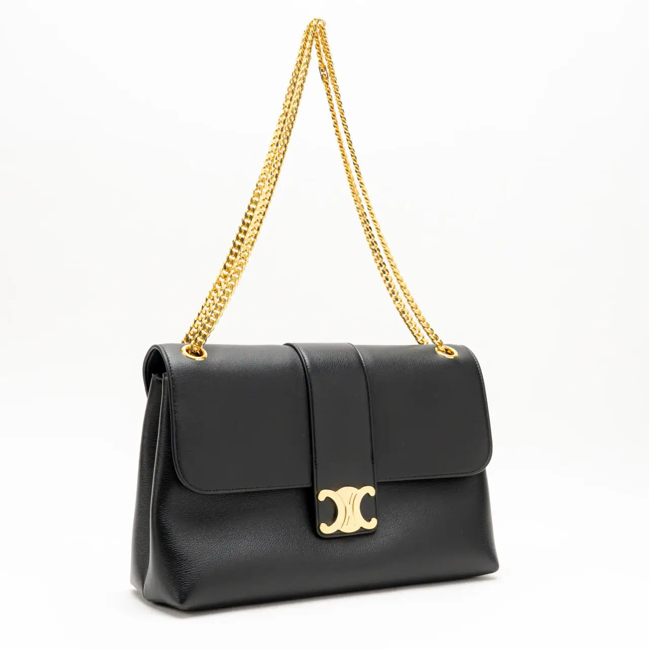 CELINE☆MOYEN CELINE VICTOIRE VEAU SOUPLE_パリ発 Sac Victoire moyen modèle en veau souple Femme | CELINE | 24S