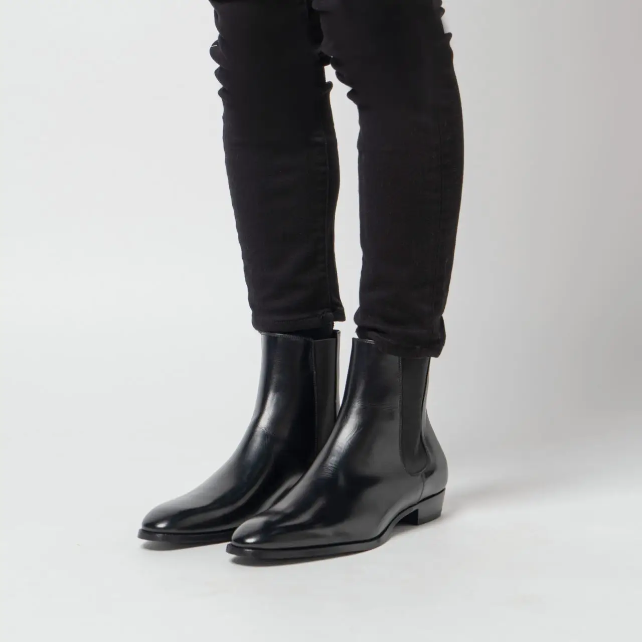 Celine Drudstore Chelsea Boot Shiny Calfskin Black – voilà.id