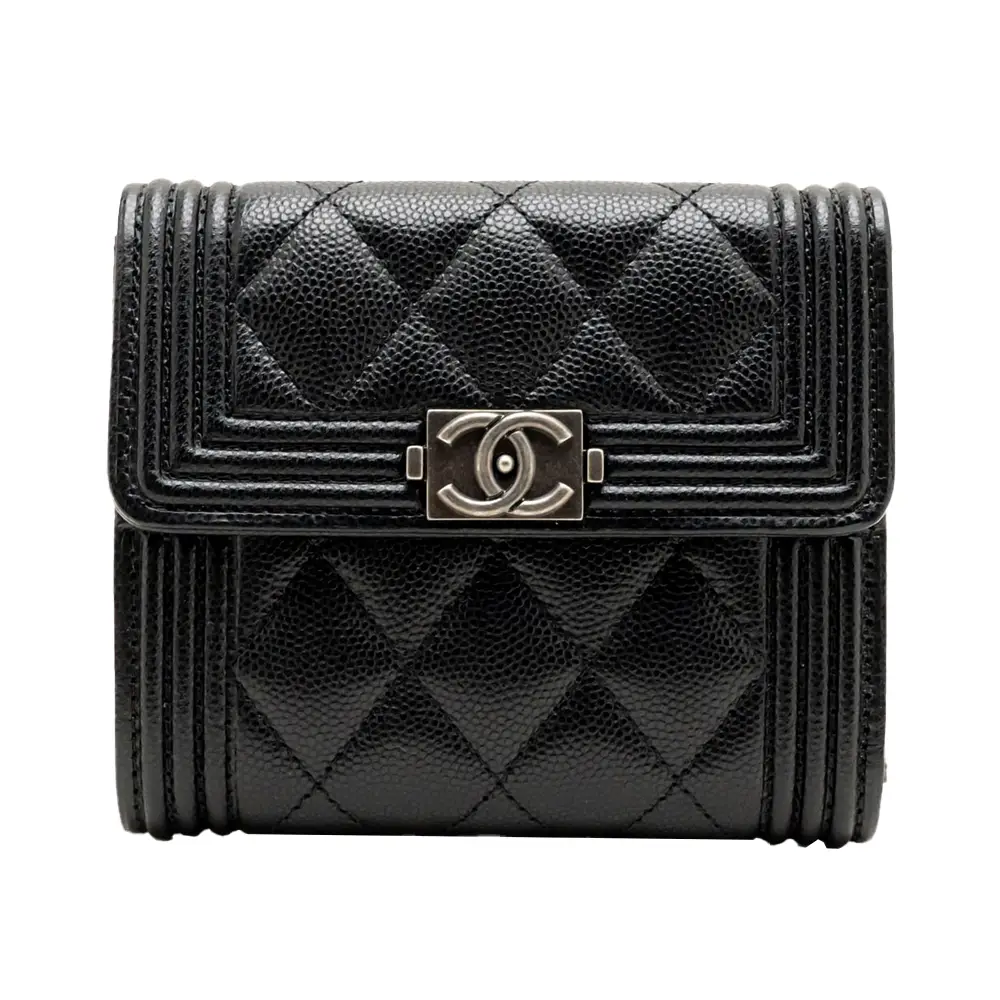 Chanel Boy Medium Wallet Black Rhw – voilà.id