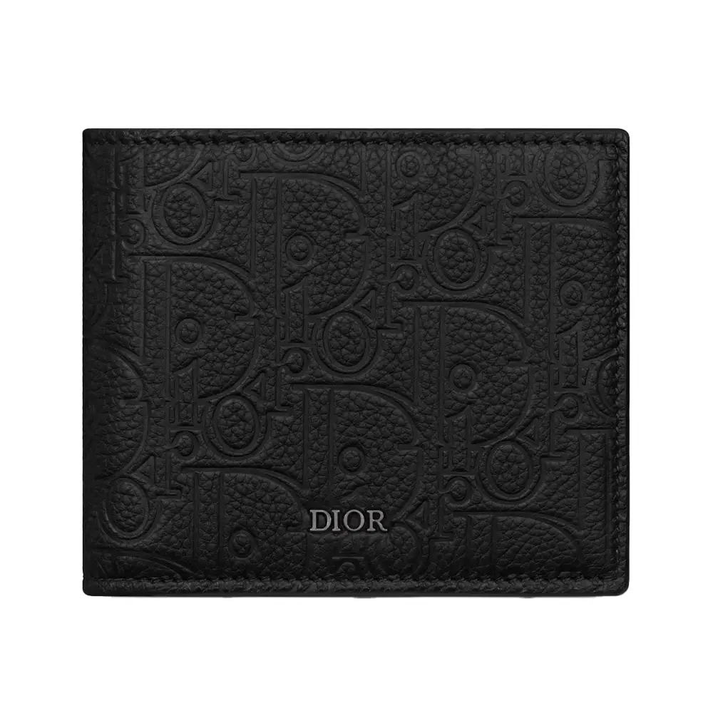 Christian Dior Compact Bifold Wallet Gravity Leather and Smooth
