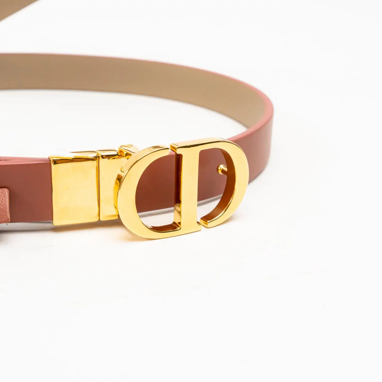 30 Montaigne Belt Latte Cannage Calfskin, 30 MM | DIOR
