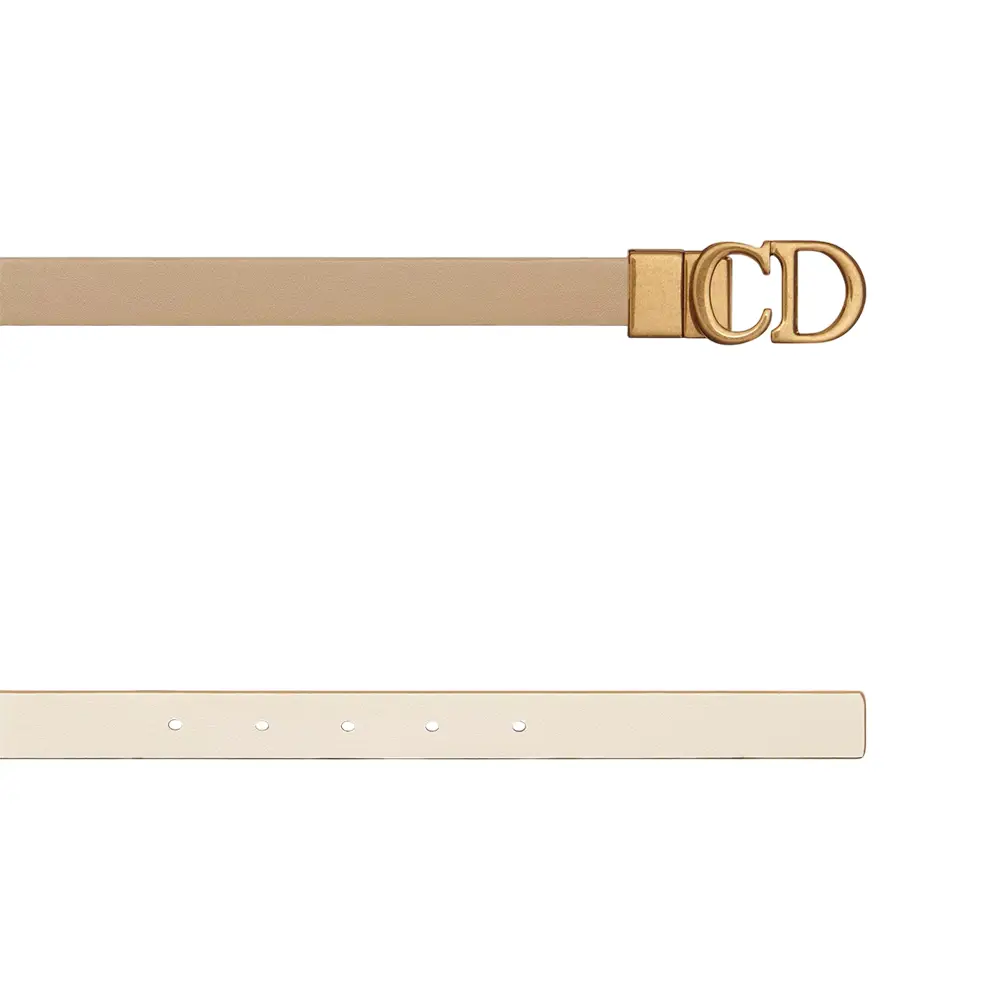 Christian Dior Reversible Saddle Smooth Calfskin Belt 20mm