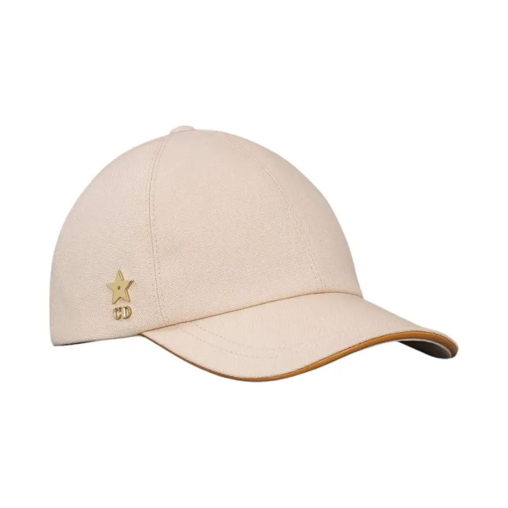 Christian Dior D-Player Cotton Canvas Cap Beige – voilà.id