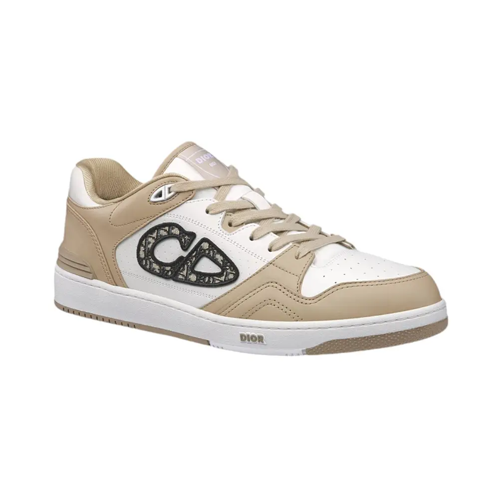 Christian Dior B57 Oblique Jacquard Low Top Sneakers Beige
