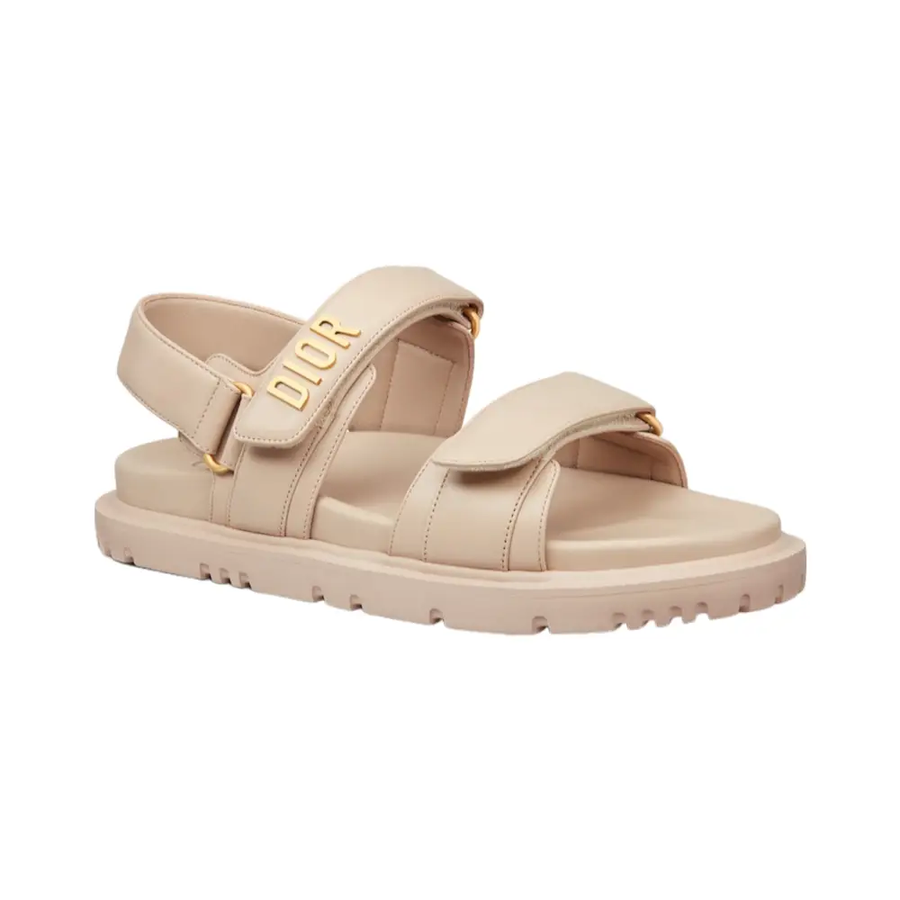 Christian Dior D'act Sandal Lambskin Powder Beige – voilà.id