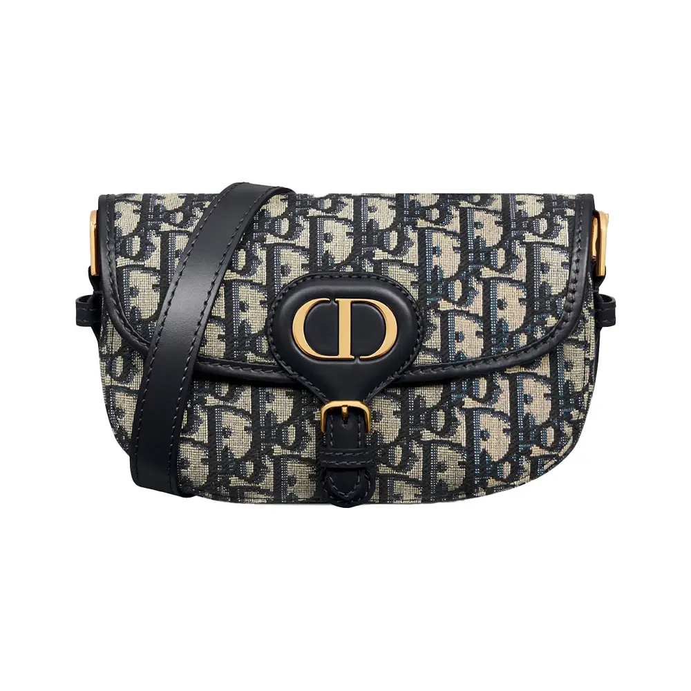 【Dior】Bobby EastWest バッグ OJ Christian Dior Bobby East-West Bag Blue Oblique Jacquard