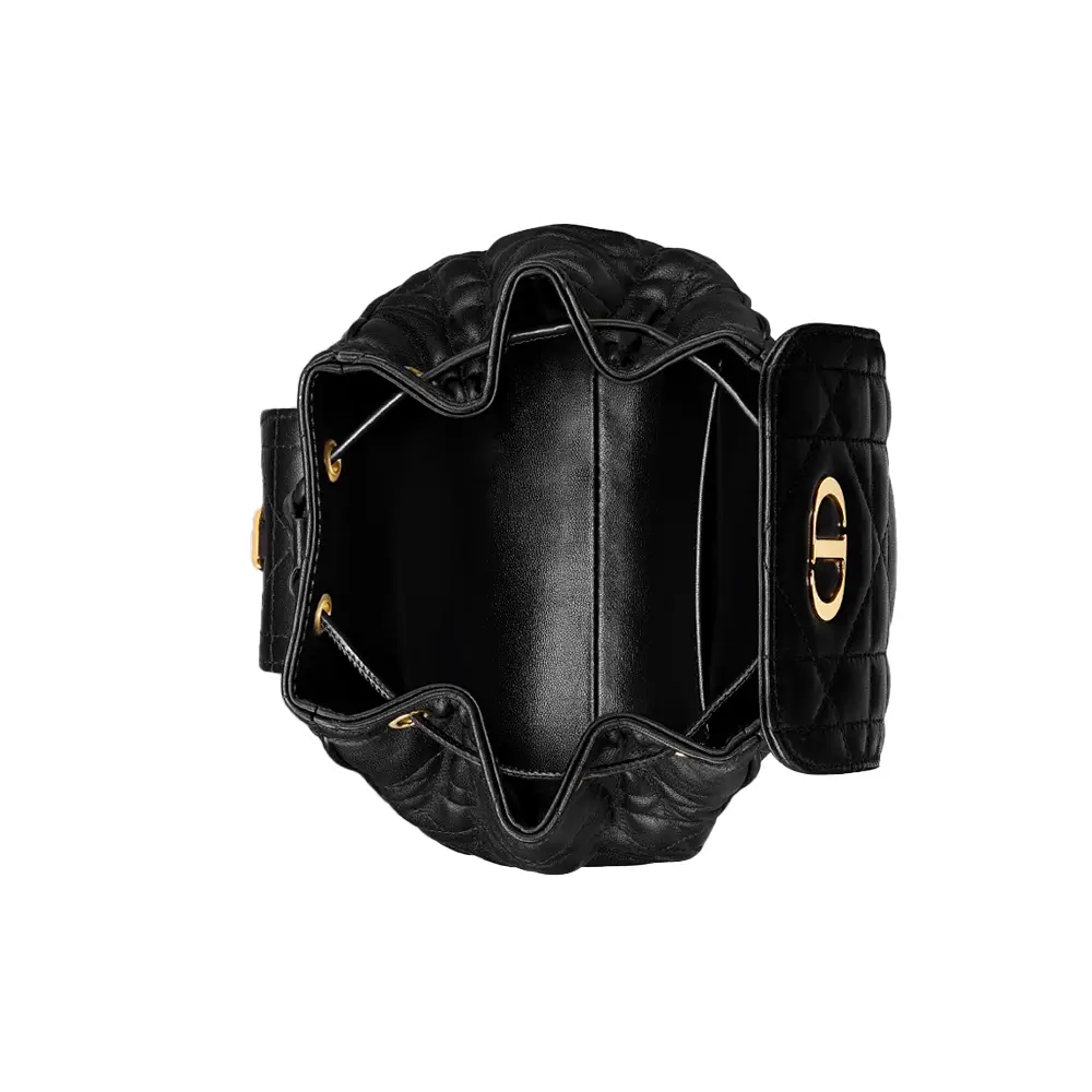 DIOR カロ ナノ バックパック ブラック S5237UNOZ_M900 ミニサイズが可愛い】Dior バックパック Caro ナノサイズ (Dior