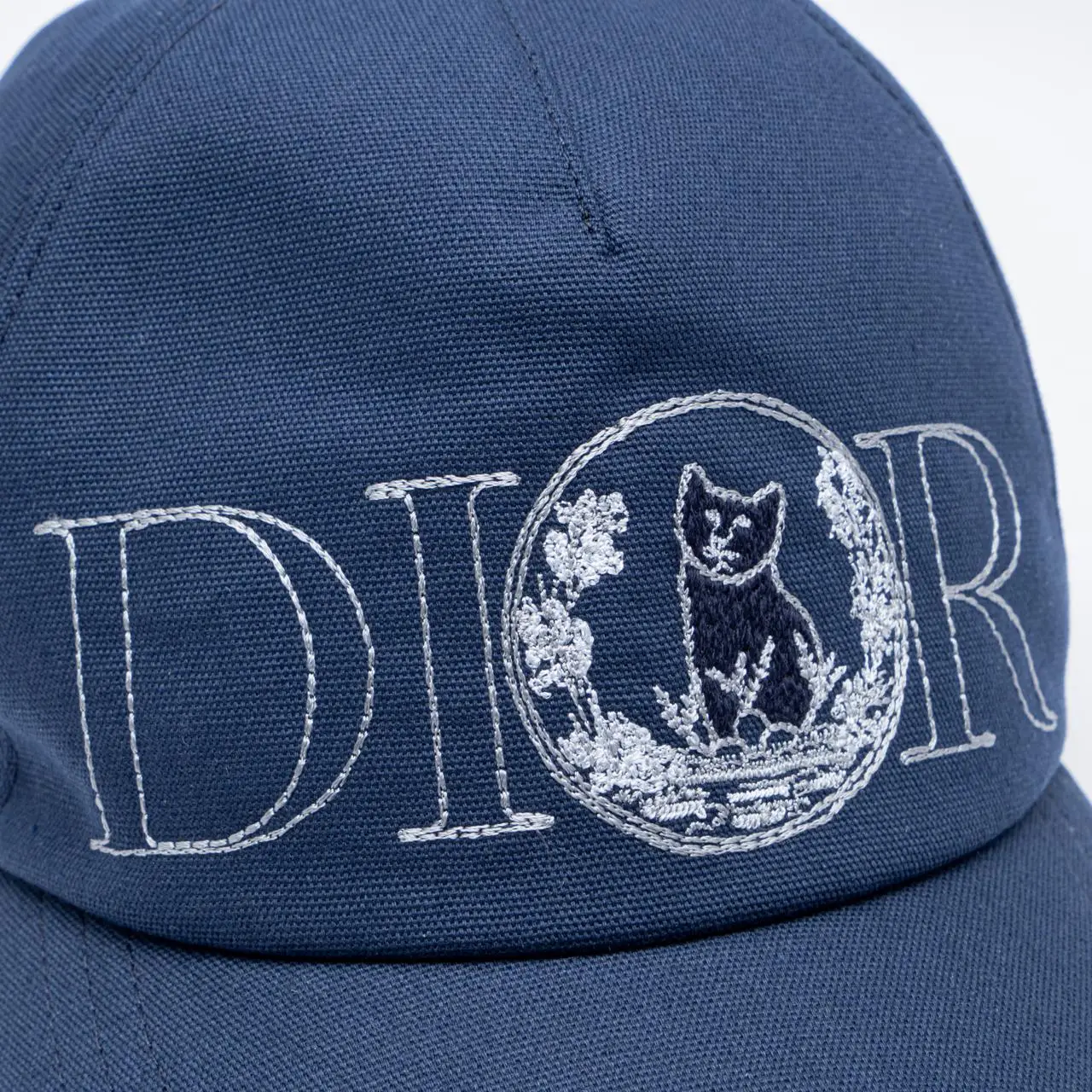 Christian Dior D and Hylton Nel Baseball Cap Navy Blue