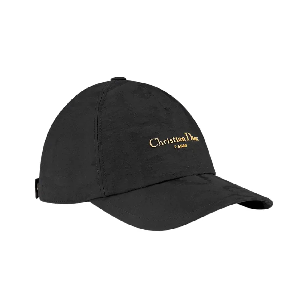 Christian Dior D-Player Technical Moire Cap Black – voilà.id