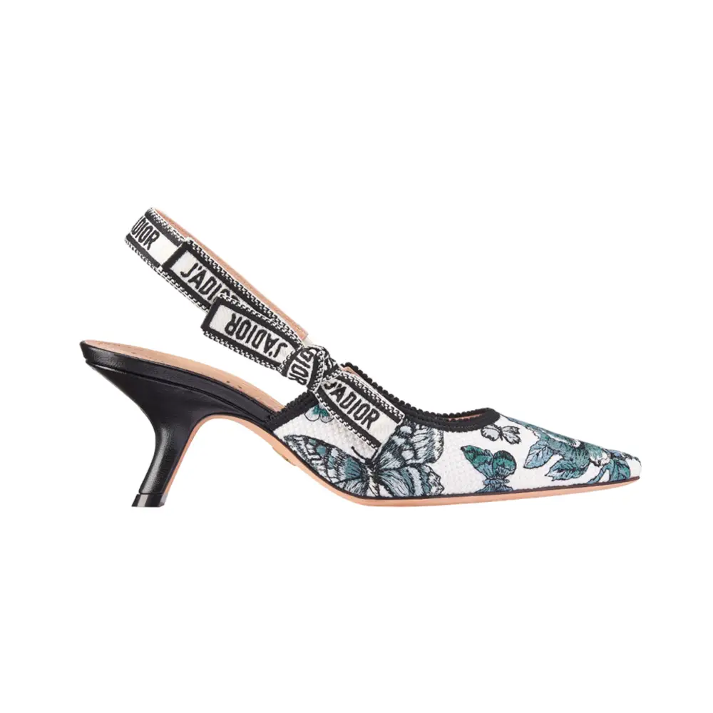 Dior チェック柄 ハイヒール Dior J'Adior Ribbon ハイヒールスリングバックシューズ (ヒール