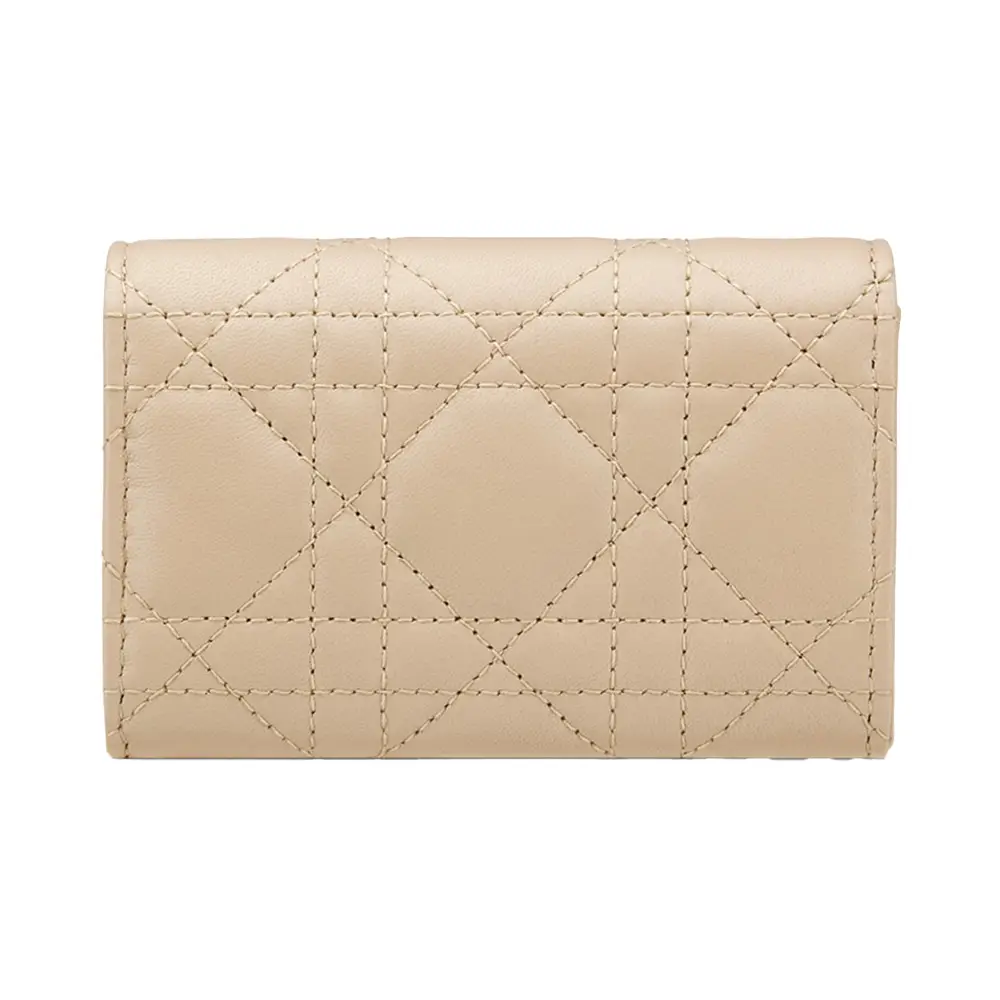 【無料郵送/関税込/正規品】 Dior Jolie Glycine Wallet Cannage My Dior Glycine Wallet Cloud Blue Cannage Lambskin | DIOR