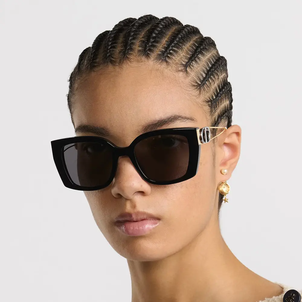 Christian Dior 30 Montaigne S13I Square Sunglasses Black – voilà.id