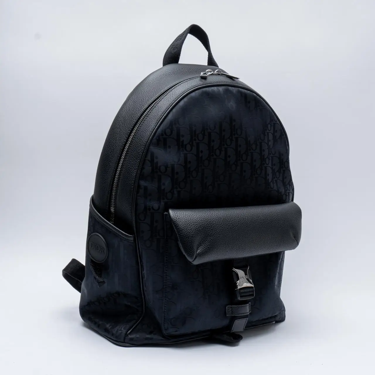 Christian Dior D'Explorer Backpack in Black Technical Fabric with