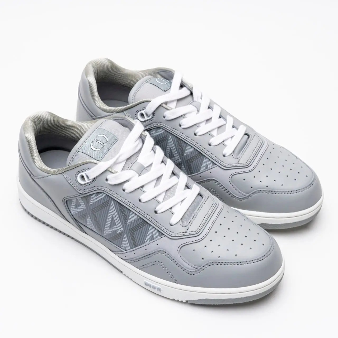 Christian Dior B27 Low-Top Sneakers Diamond Canvas and