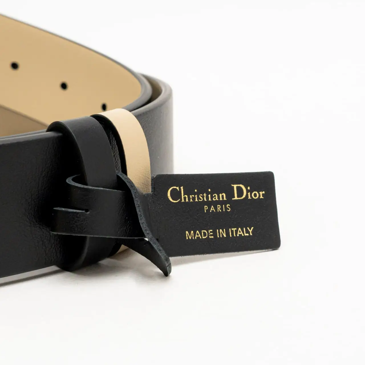 Christian Dior 30 Montaigne Reversible Smooth Calfskin Belt