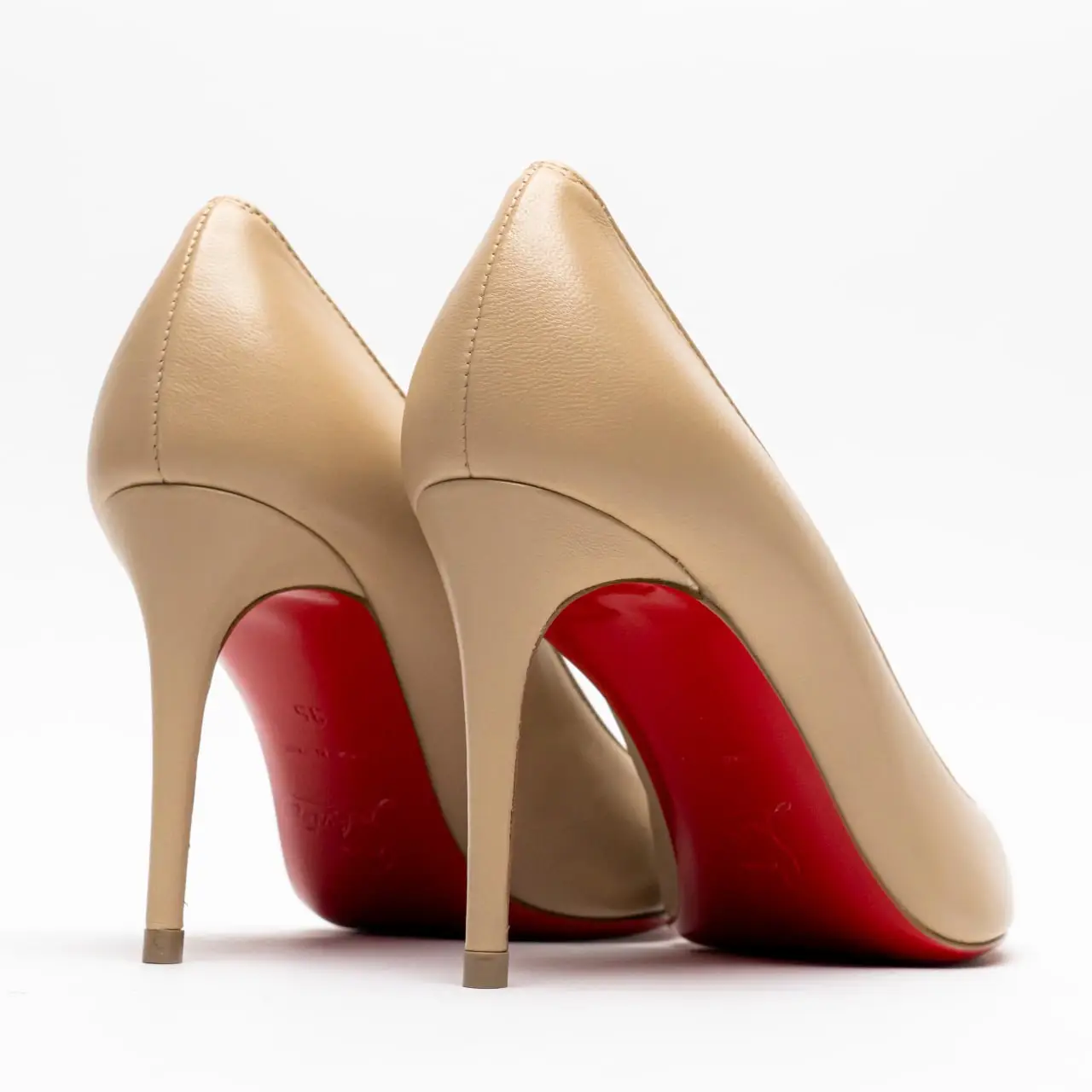 Christian Louboutin Kate 85 Nappa Leather Pumps Nude 1 – voilà.id