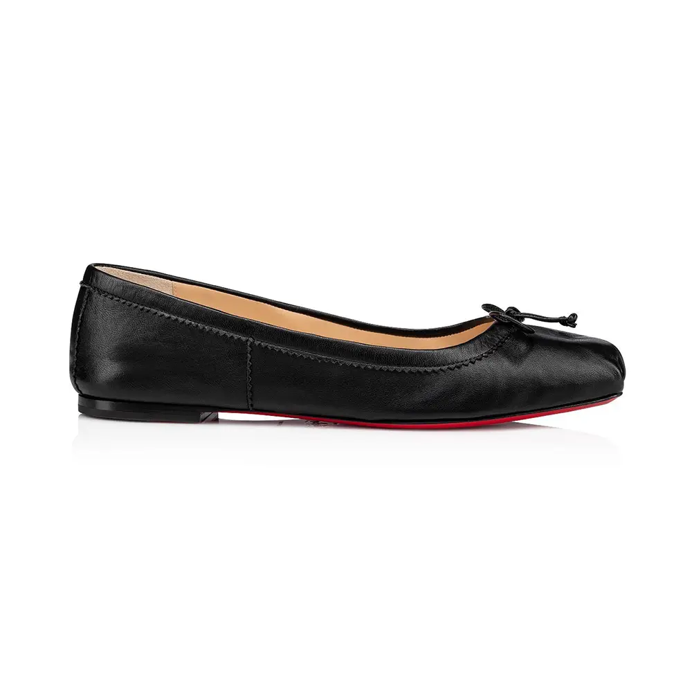 パンプス Christian Louboutin Mamadrague Ballet Flats Leather Mamadrague - バレリーナ - ナッパレザー - ブラック