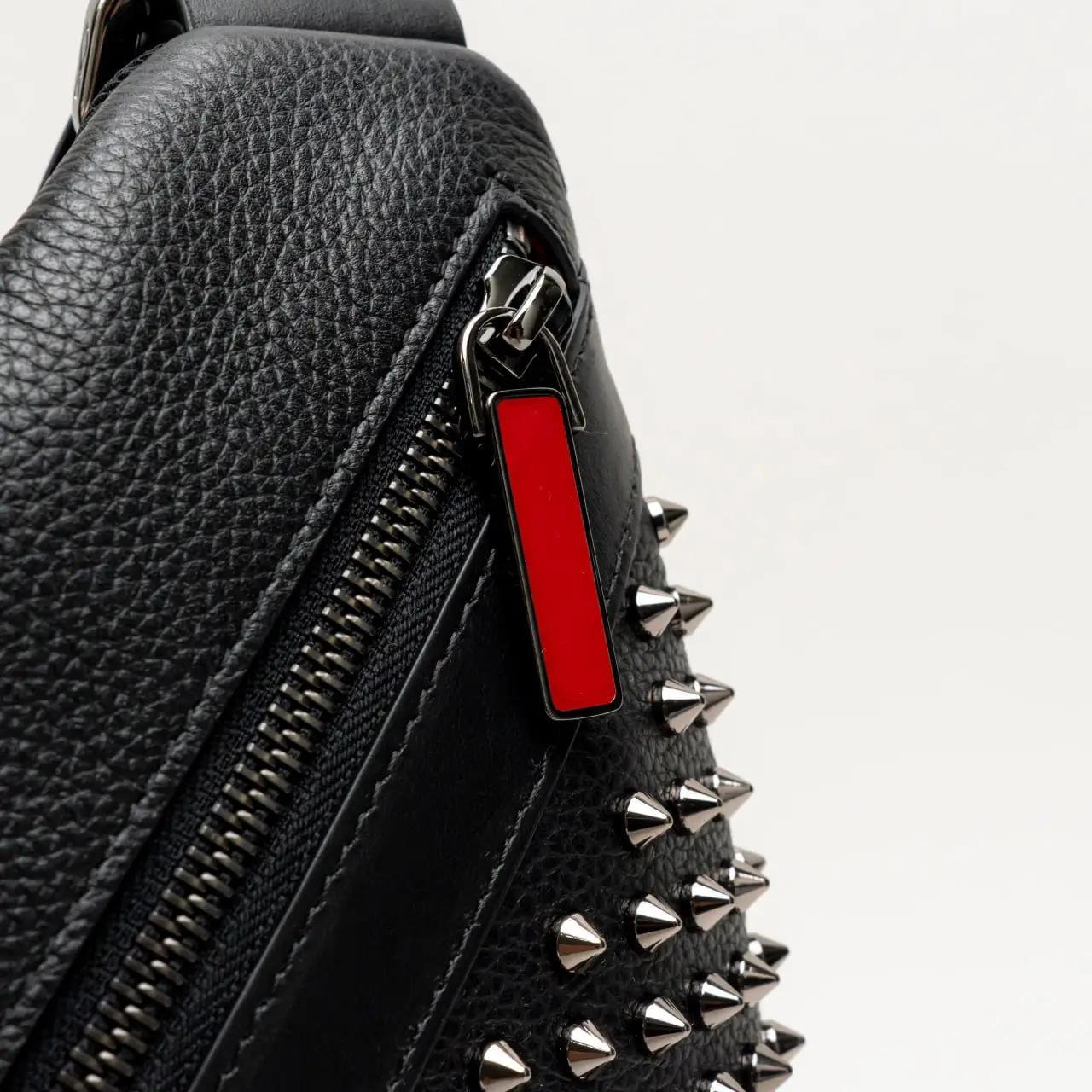 Christian Louboutin Funky One Sling Backpack Spikes Black