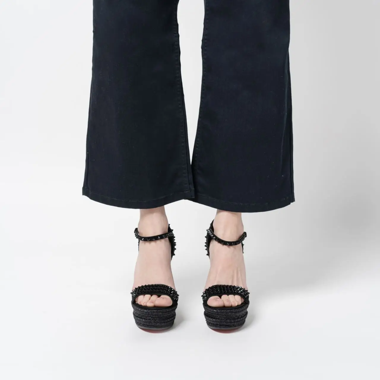 Christian Louboutin Madmonica 120 Wedges Black – voilà.id