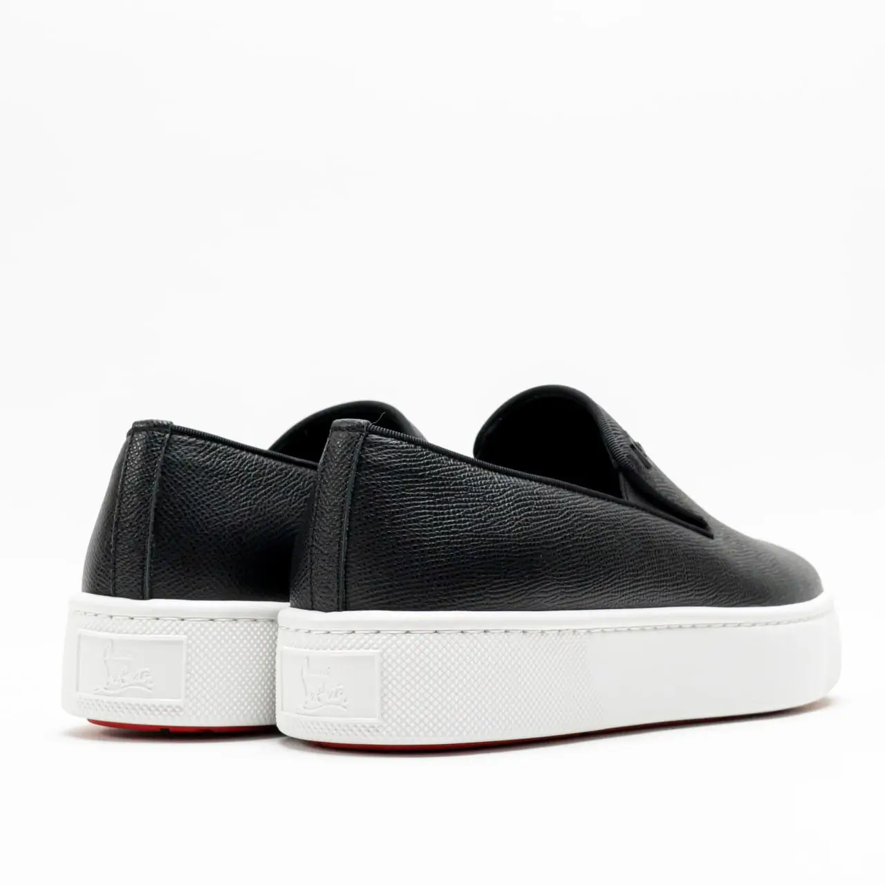 Christian Louboutin Boatissimo Calf Leather Slip On Sneakers