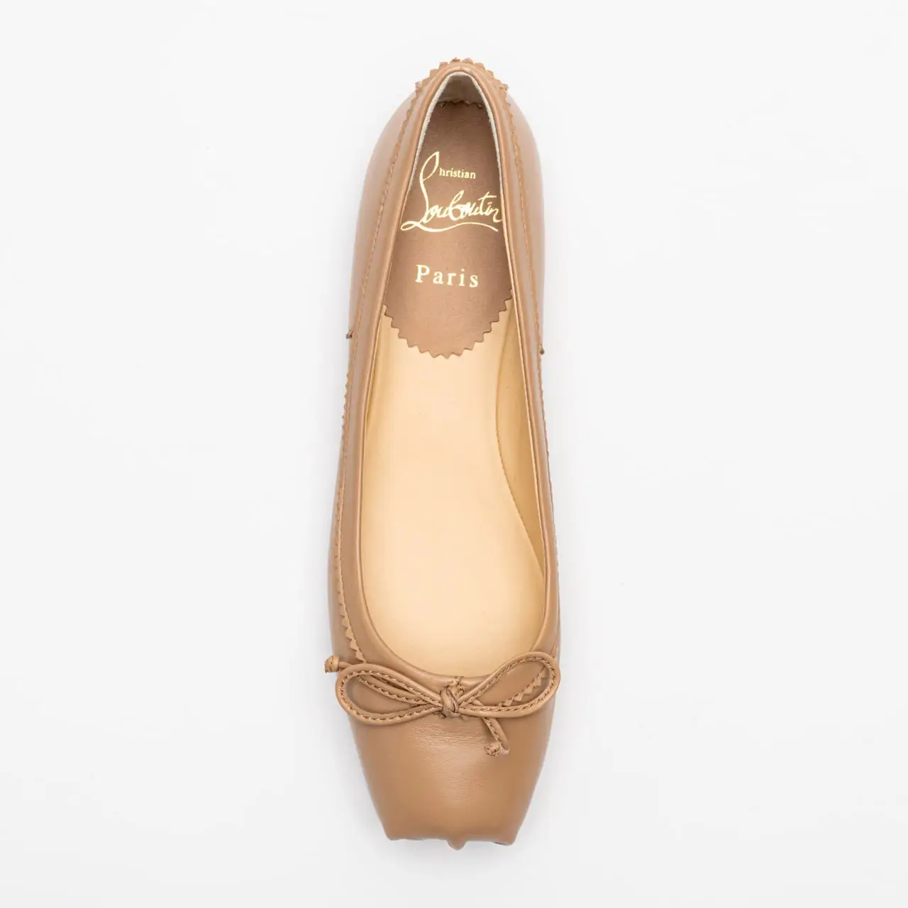 Louboutin ballet flats hotsell