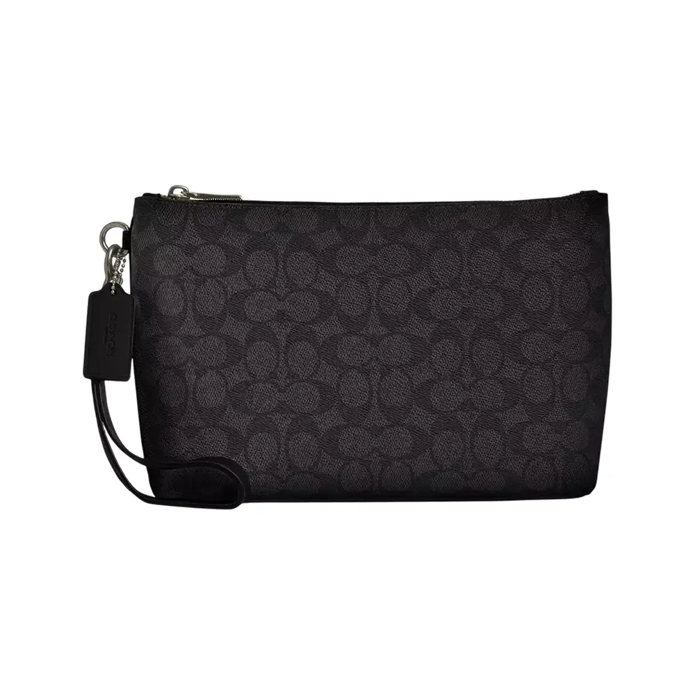 Coach Carryall Pouch Grosgrain Black – voilà.id