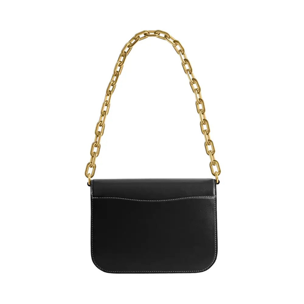 Coach Idol Leather Shoulder Bag Black – voilà.id