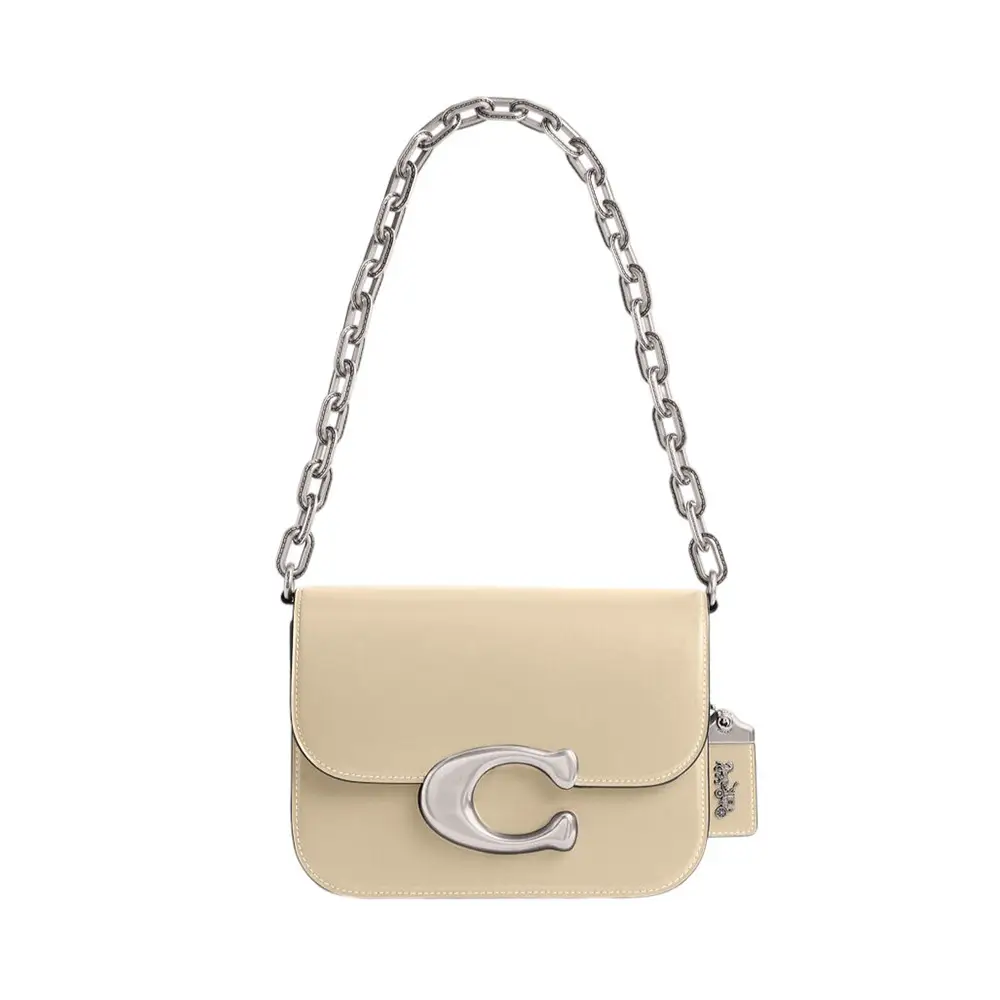 Coach Idol Leather Shoulder Bag Ivory – voilà.id Coach Idol Leather Shoulder Bag Ivory – voilà.id