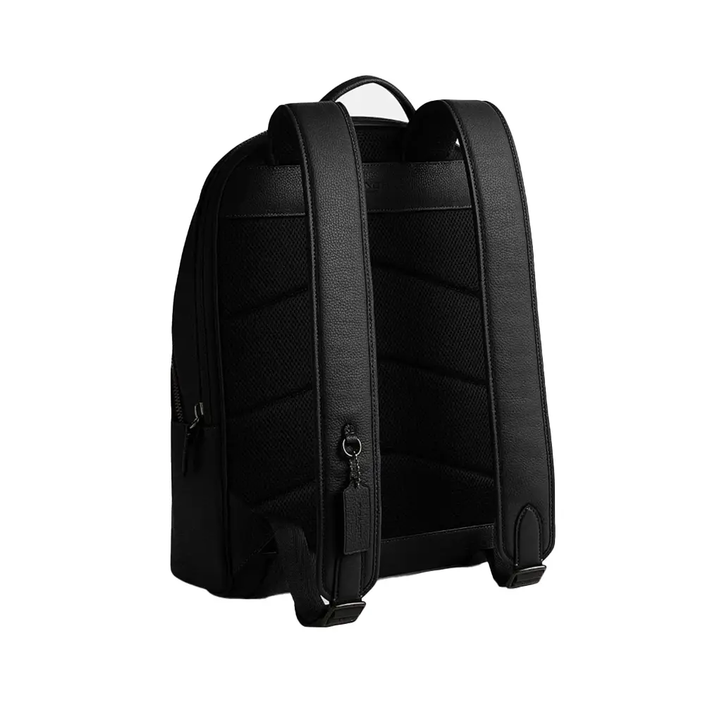 Coach Charter Leather Backpack Black – voilà.id