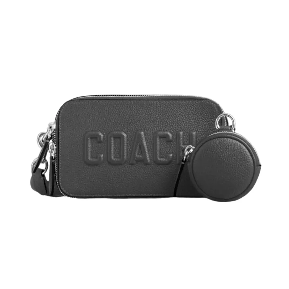 Coach Charter Slim Crossbody with Graphic Charcoal – voilà.id