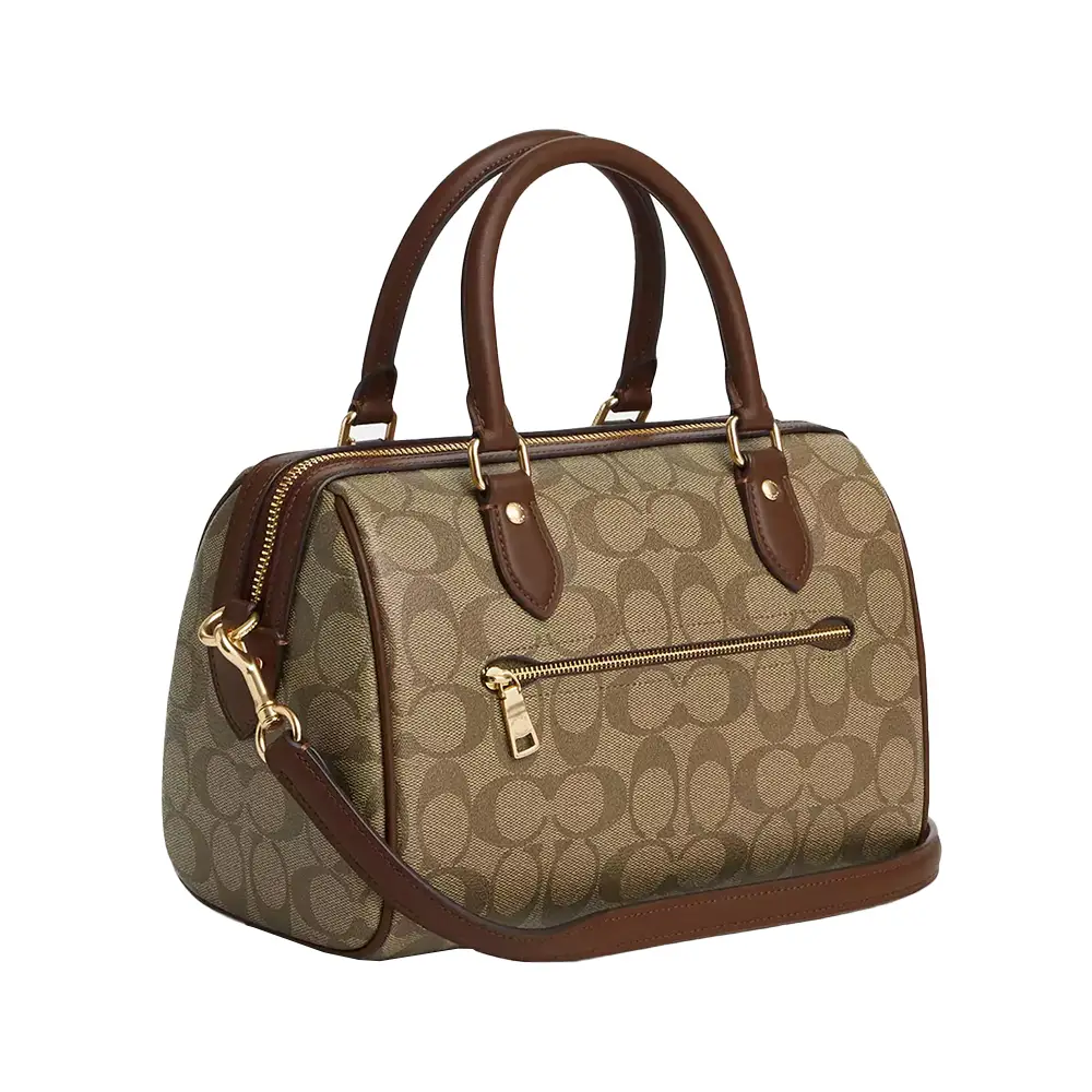 Coach signature satchel bag sale