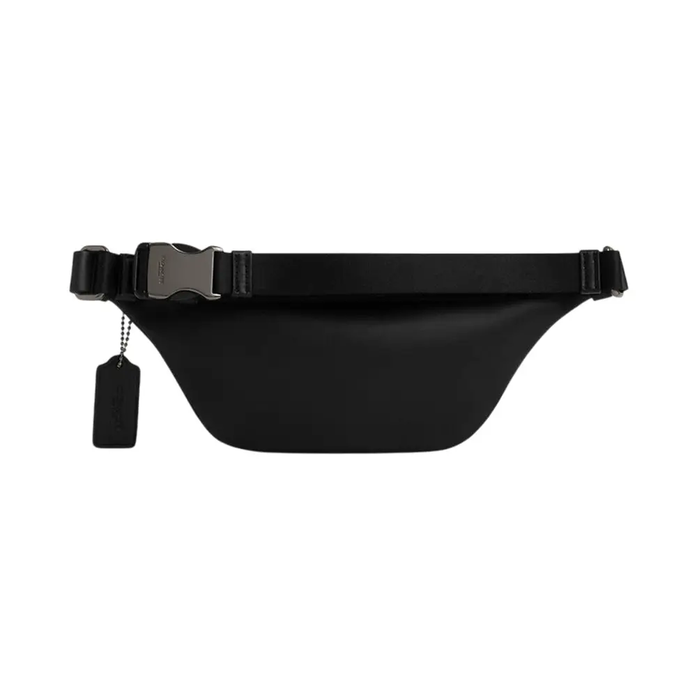 Coach Warren Mini Belt Bag in Signature Charcoal Black – voilà.id