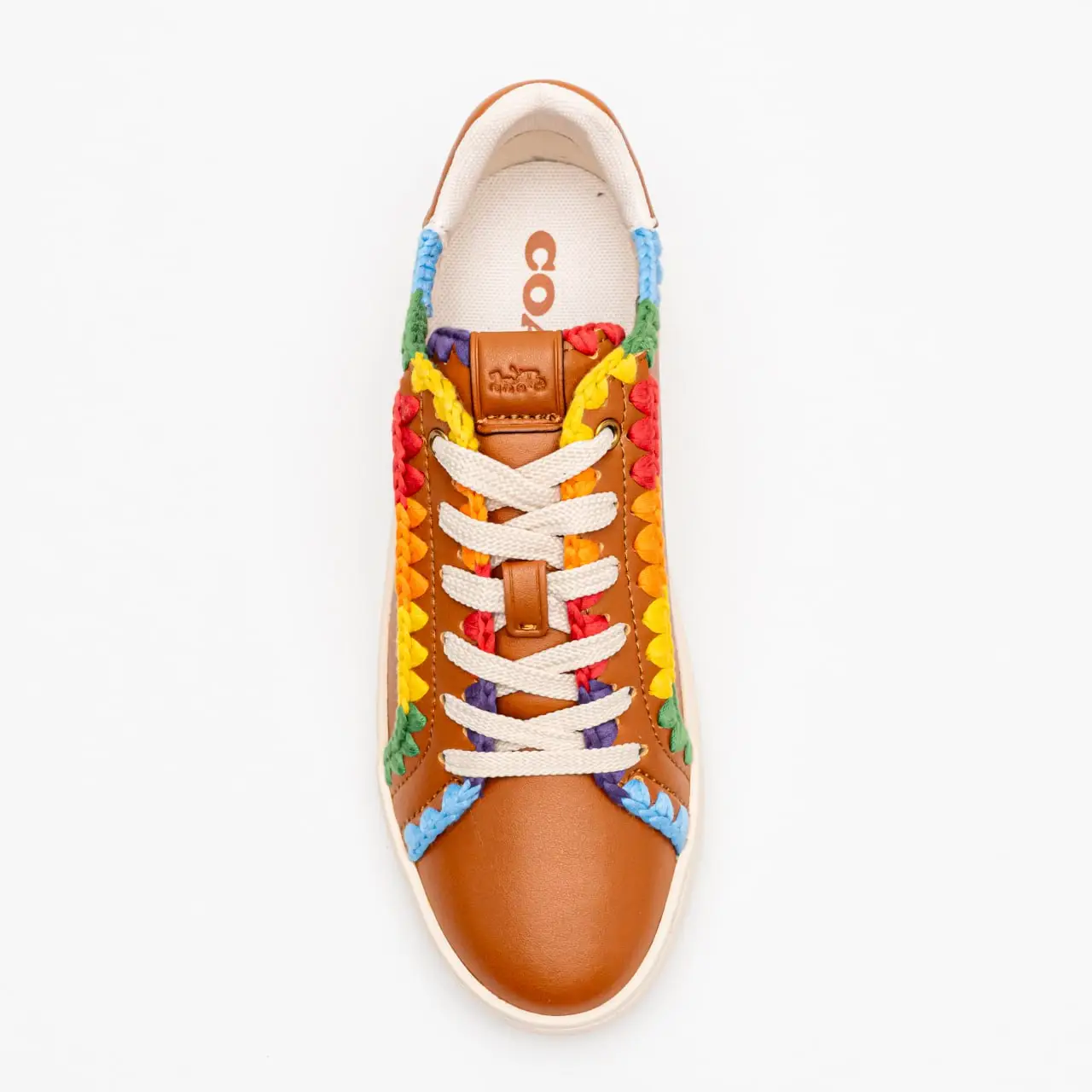Coach women's lowline rainbow signature sneakers sale
