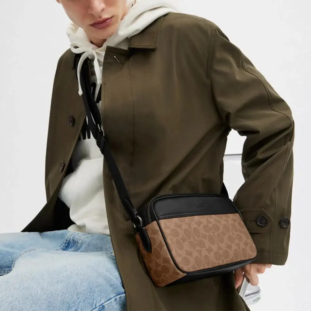 Coach Graham Crossbody In Signature Canvas Embossed Logo