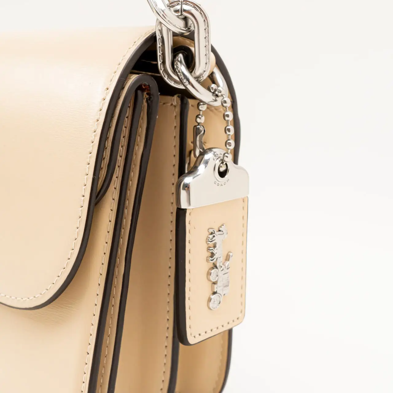 Coach Idol Leather Shoulder Bag Ivory – voilà.id Coach Idol Leather Shoulder Bag Ivory – voilà.id