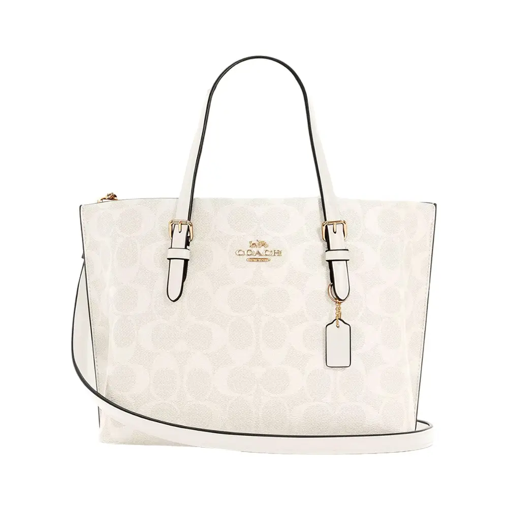 Coach mollie tote in signature canvas hotsell