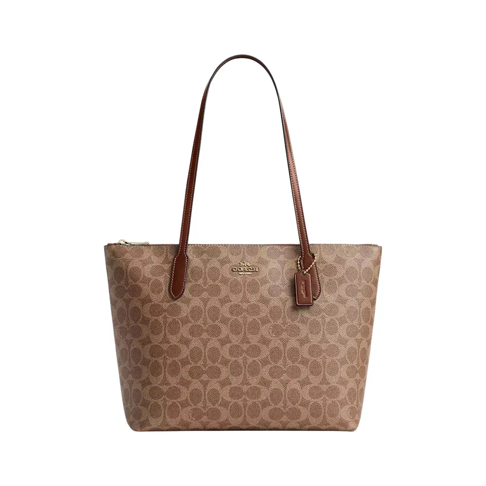 Coach Zip Top Tote Bag Black – voilà.id