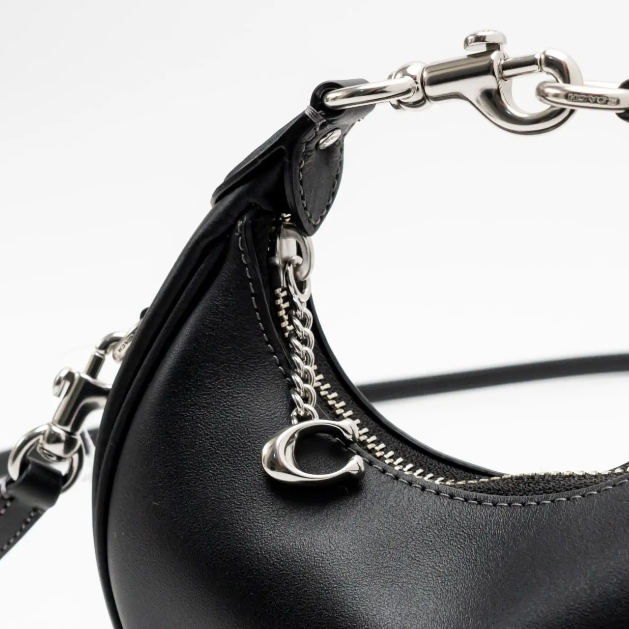 Coach Jonie Leather Hobo Bag Black – voilà.id